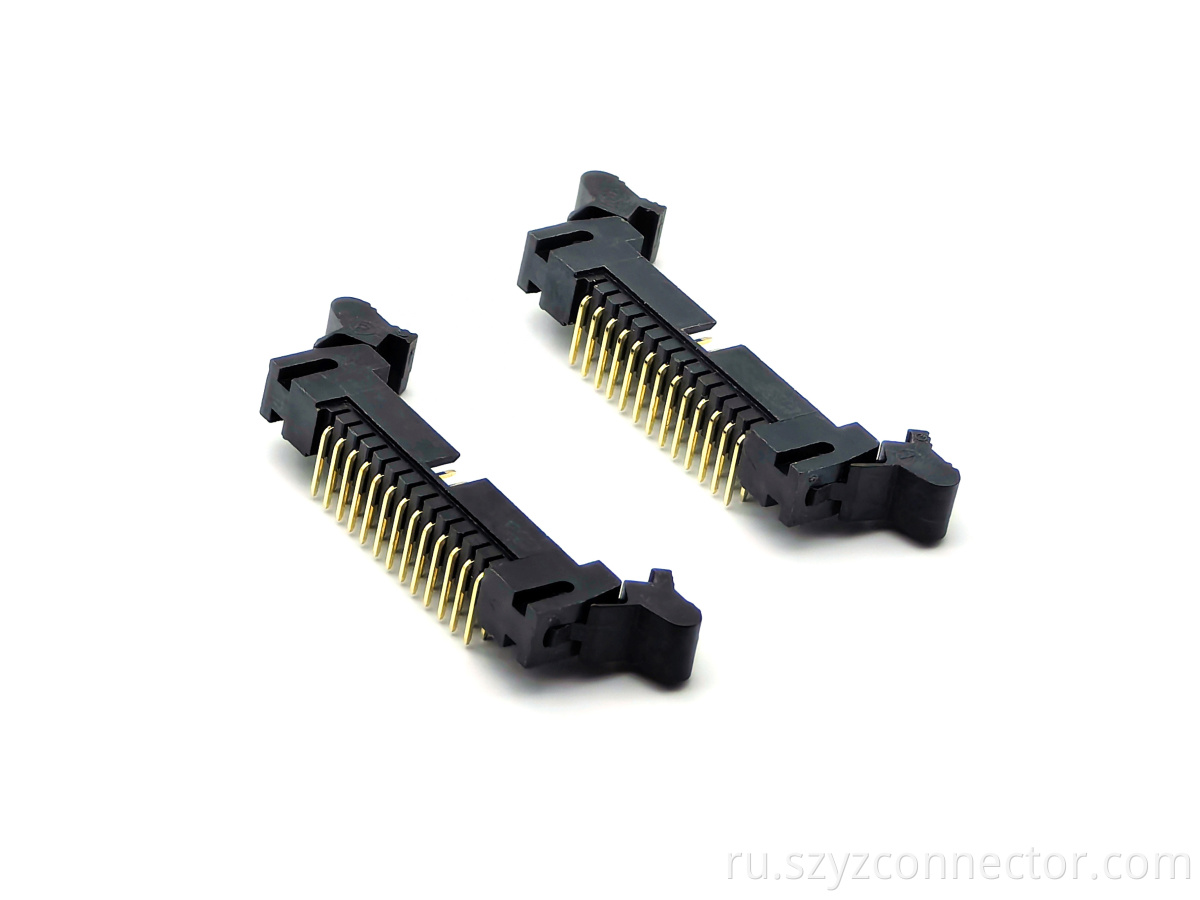 2.0mm Pitch Ejector Header Connector Right Angle 2*13P